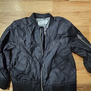 H&M Kids Black Bomber Jacket